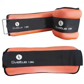Csukló- és bokasúly, kéz-lábsúly 2x1,5 kg, Sveltus 
