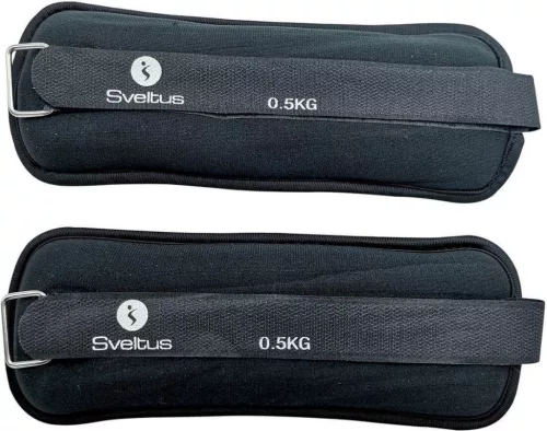 Csukló- és bokasúly, kéz-lábsúly 2x0,5 kg, neoprén, Sveltus 