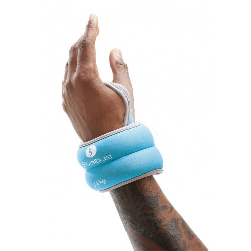 Csuklósúly, kézsúly 2x0,5 kg, kék, Sveltus