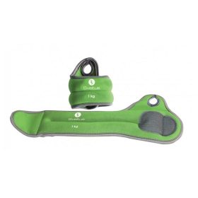 Csuklósúly, kézsúly, 2x1 kg, zöld, Sveltus 