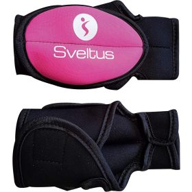   Súlyozott kesztyű, súlykesztyű 2x0,25 kg, rózsaszín-fekete, Sveltus Pilox 