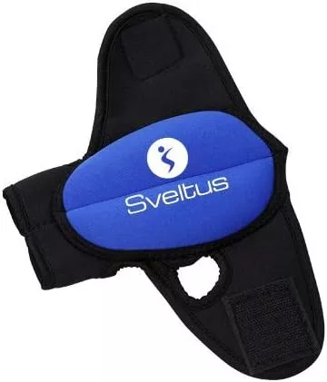 Súlyozott kesztyű, súlykesztyű 2x0,5 kg, kék-fekete, Sveltus Pilox 
