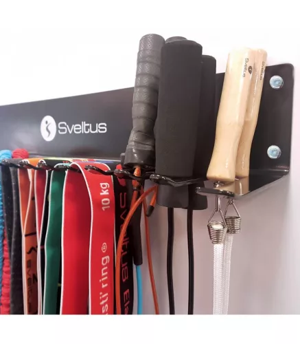 Gumihurok és ugrálókötél tartó állvány – 60 cm fém – Sveltus
