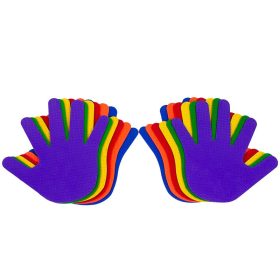 Kéz, tenyér alakú padlójelölő szett 12 db A-Sport