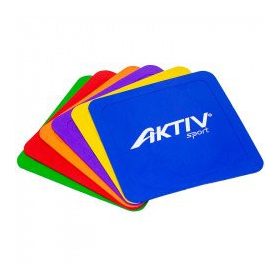 Négyzet alakú padlójelölő szett 6 db A-Sport