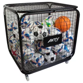 Labdatartó kocsi zárható, 70x70x80 cm –A-Sport