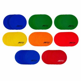   Korong alakú padlójelölő szett, 25 cm – 25 db – A-Sport