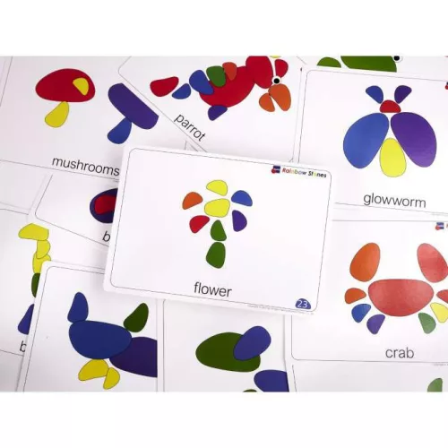 Montessori kreatív színes kavics puzzle Sky