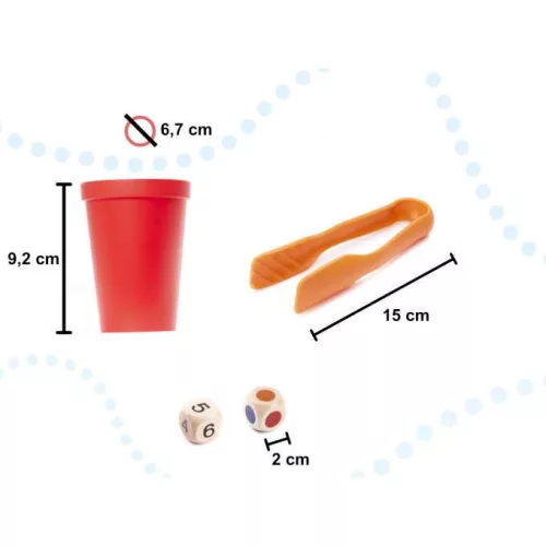 Montessori kreatív színes kavics puzzle Sky