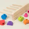 Montessori fűzős fa játék