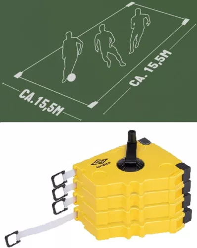 Pályajelölő szett 15,5 x 15,5 m pályához – Umbro