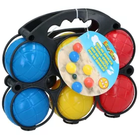   Boccia készlet műanyag, 7 labdás hordozókosárral – Eddy Toys