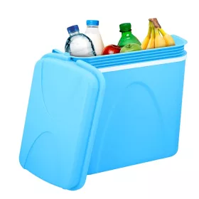 Hűtőtáska 24L 39x25x38 cm kék-fehér