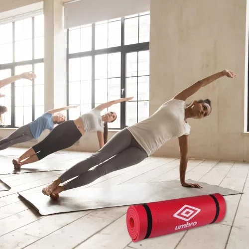 Fitnesz szőnyeg, 190×58×1 cm – piros – UMBRO