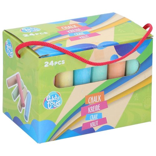 Aszfaltkréta 24 db-os készlet – Eddy Toys