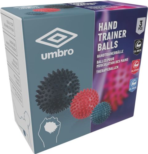 Tüskés masszírozó labda szett 3 db-os – Umbro