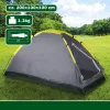 Sátor 1 személyes 200x100x100 cm szürke – Camp Active