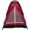 Sátor 1 személyes 200x100x100 cm bordó – Camp Active