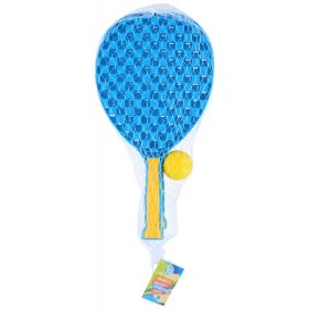 Gyerek teniszütő szett 2 ütő 1 labda kék – Eddy Toys