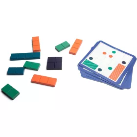 Puzzle játék – színes fa logikai kirakó – BS Toys
