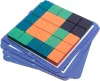Puzzle játék – színes fa logikai kirakó – BS Toys