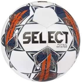   Futsal labda OFFICIAL SIZE fehér-narancs – SELECT Futsal Master grain V22