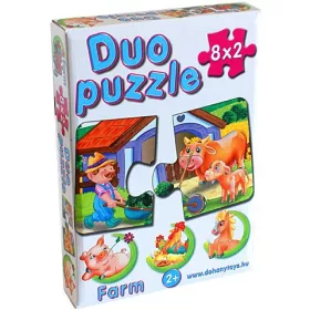 Bébi Duo puzzle – Farm állatokkal