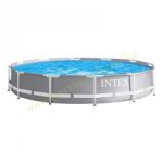   Vízforgatós medence szett, fémvázas, Intex Prism Frame Pool 366x99 cm 2022-es modell + létrával!