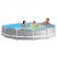 Vízforgatós medence szett, fémvázas, Intex Prism Frame Pool 427x107 cm 2022-es modell + létrával!
