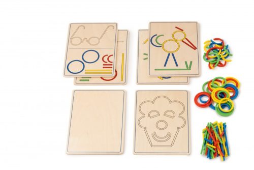 Képalkotó játék rudakkal és körökkel Toys for Life