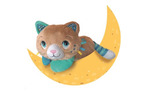 Baby Clementoni Elalvást segítő doromboló, szuszogó plüss cica