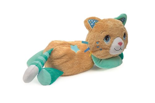 Baby Clementoni Elalvást segítő doromboló, szuszogó plüss cica