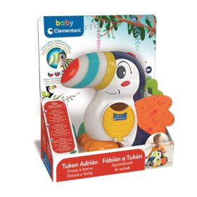   Adrián a tukán – interaktív magyarul beszélő fejlesztő madár – Clementoni