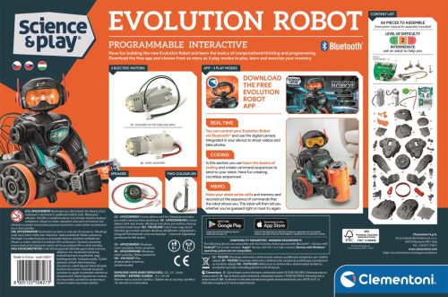 Evolution Robot – programozható robotkészítő készlet – Clementoni