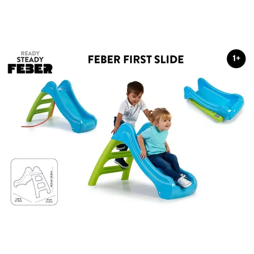 Csúszda 12 hó+ – összecsukható – FEBER
