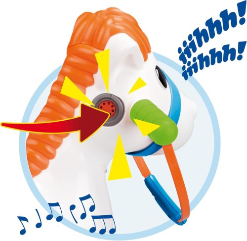 Hintázó-guruló póniló, hanggal – FEBER