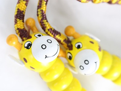 Ugrálókötél nagy – állatos fa fogantyúval – Goki