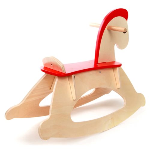 Hintaló fa, biztonsági karfával – Hape, 10 hó+