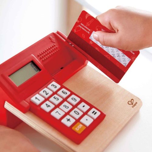 Elárusító pult pénztárgéppel és vonalkód leolvasóval - Hape 