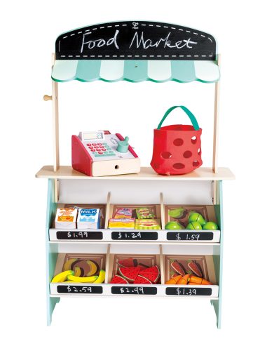 Elárusító stand pénztárgéppel, kiegészítőkkel - Hape