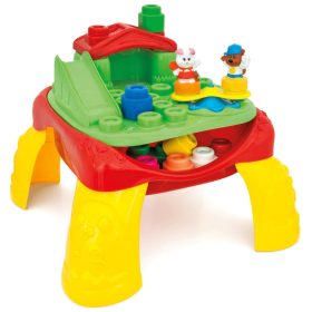   Clemmy – Nagy játszóasztal 12 hó+ – építőkockás fejlesztő játék