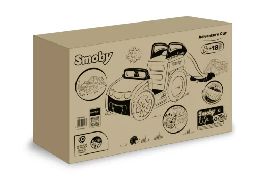 Csúszdás autómászóka – 18 hó+ Smoby