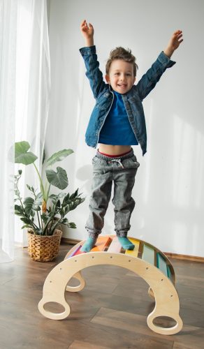 Pöttöm Tornász Montessori szivárvány hinta – 24 hó+