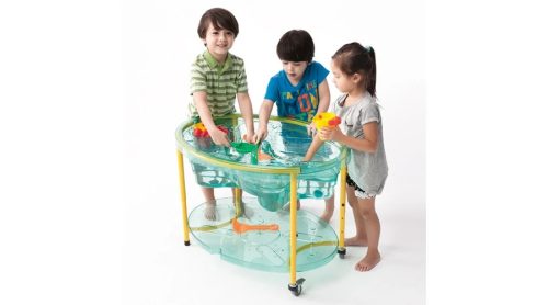 Homokozó-vizező asztal állvánnyal – Weplay