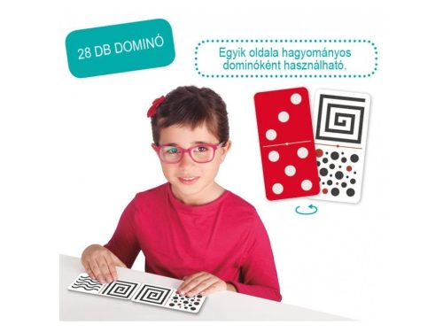 Érzékelős és Tapintós Kétoldalú maxi Dominó (gyengénlátóknak is ajánlott) AKROS