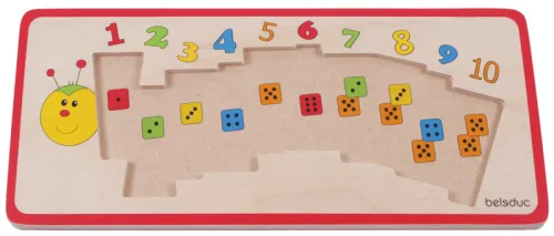 Tanulj számolni a hernyóval! - Puzzle BELEDUC