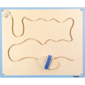   Íráselőkészítés vonalvezetés a falon - Hullám, Beleduc