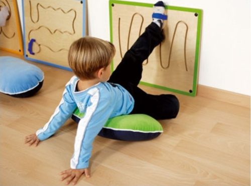 Íráselőkészítés vonalvezetés a falon - Hullám, Beleduc