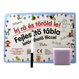   Fejlesztő tábla letörölhető filccel – Jelek és minták - D - Toys
