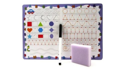 Fejlesztő tábla letörölhető filccel – Jelek és minták - D - Toys